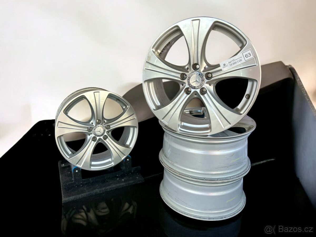 Zánovní originální alu kola Mercedes 5x112 r18