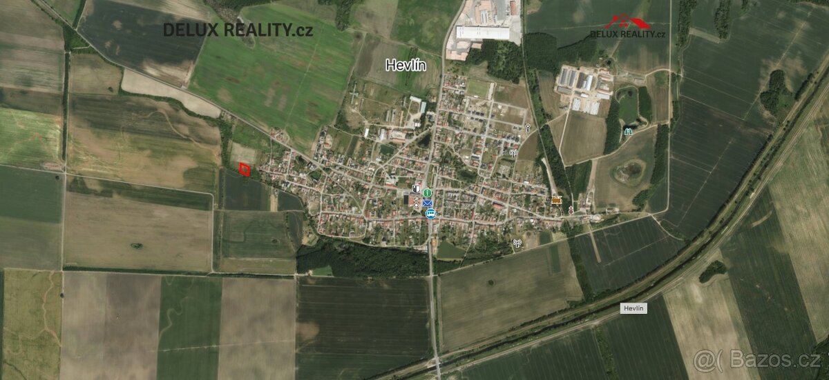 prodej pozemku, Hevlín