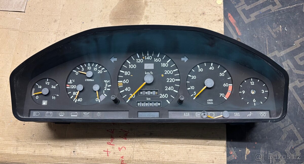 budíky mercedes w140 600sel na ND
