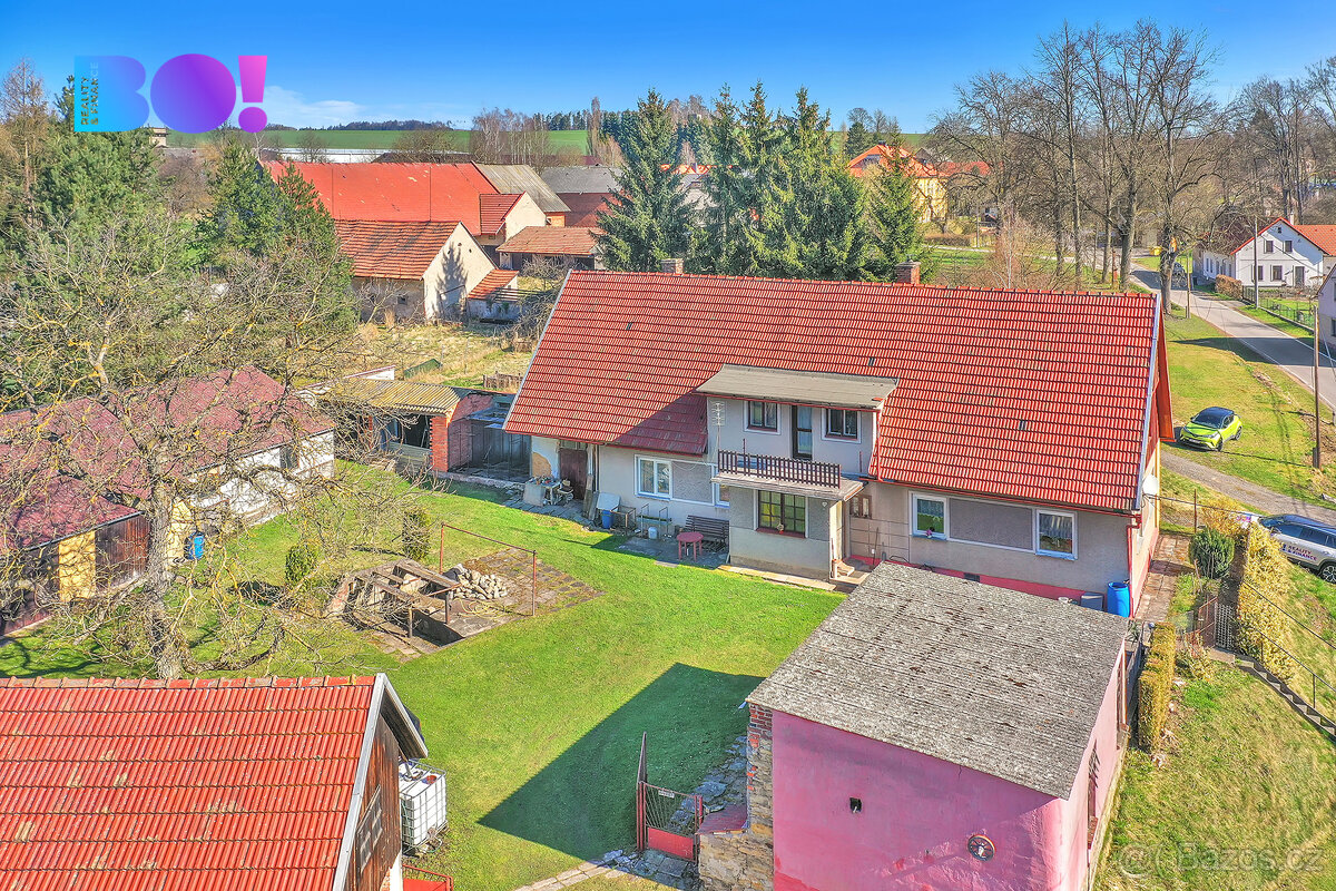 Prodej zemědělské usedlosti, 157 m², pozemek 3 177 m², Mezil