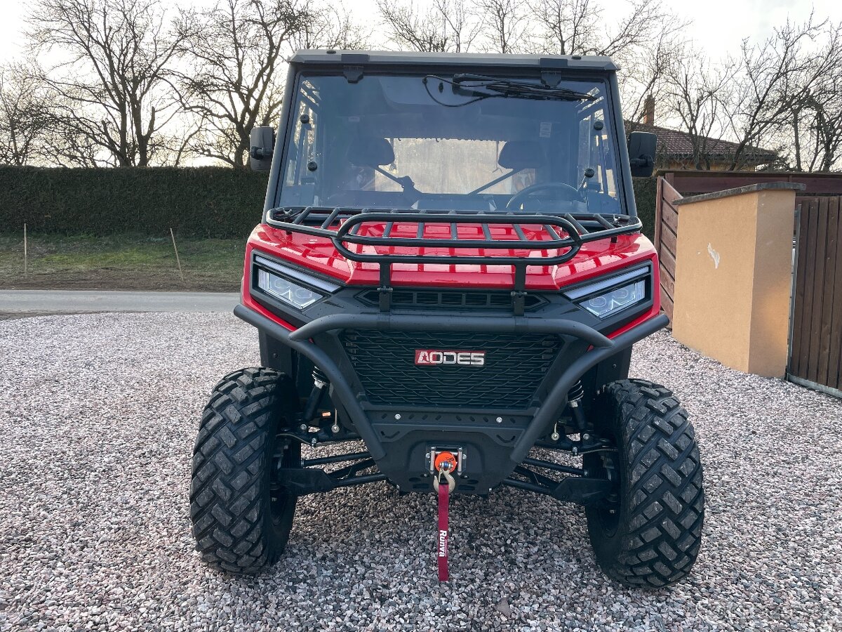 UTV Odes 650, pro 3 osoby, žlutá SPZ,traktor