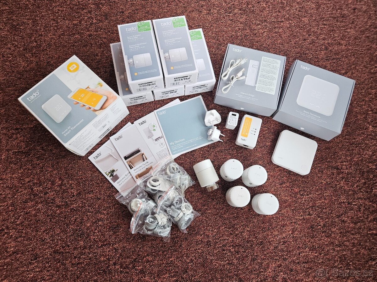 TADO Starter Kit- termostat/5x hlavice/internet bridge