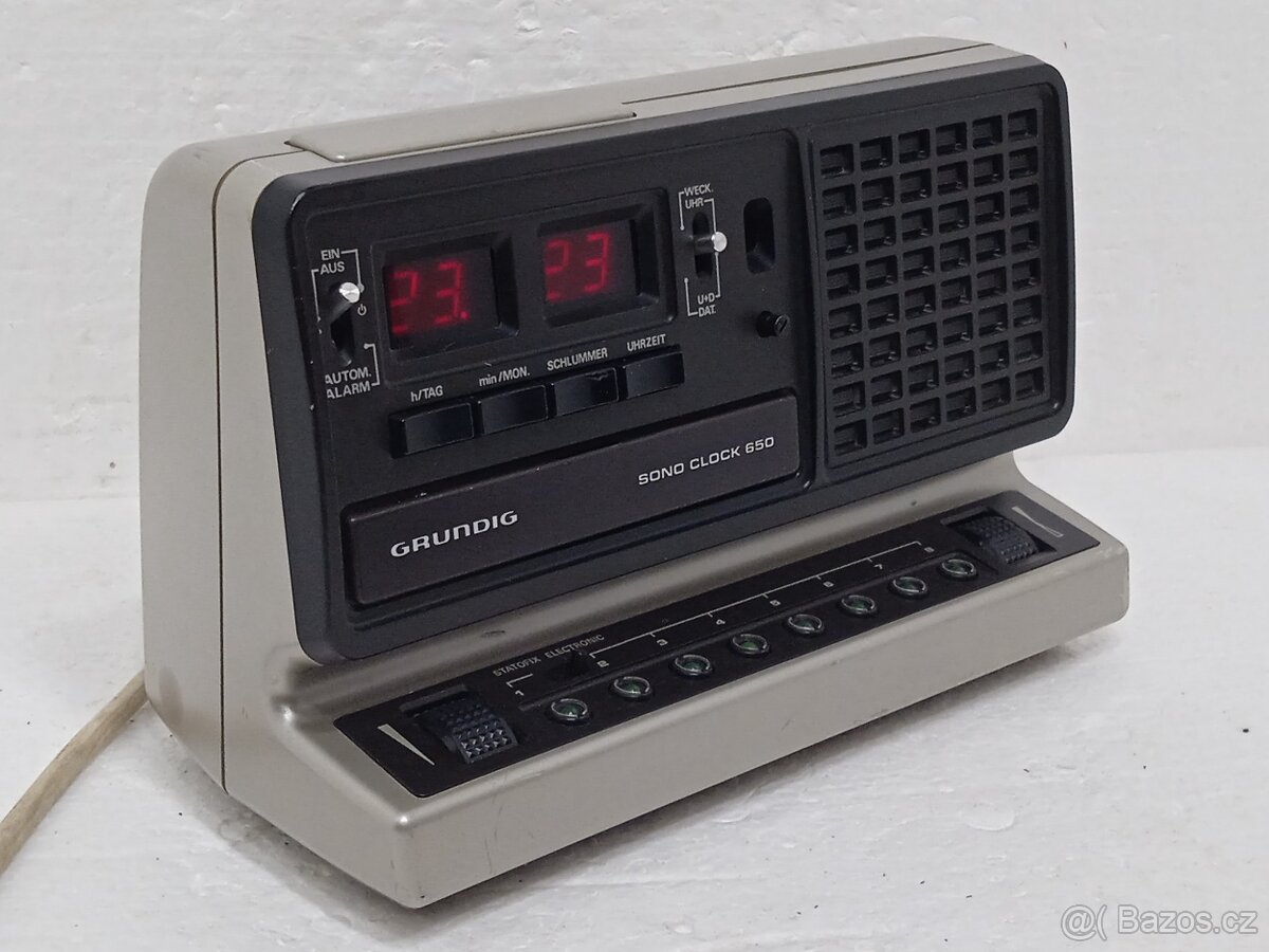GRUNDIG Sono Clock 650 Retro radiobudík