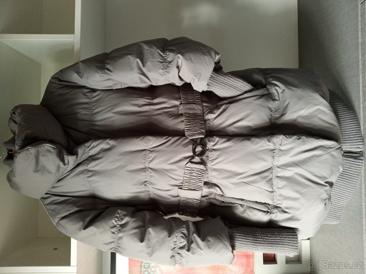 Zimní PÉŘOVÁ bunda kabát NEW YORKER AMISU v.40/M/L –JAKO NOV