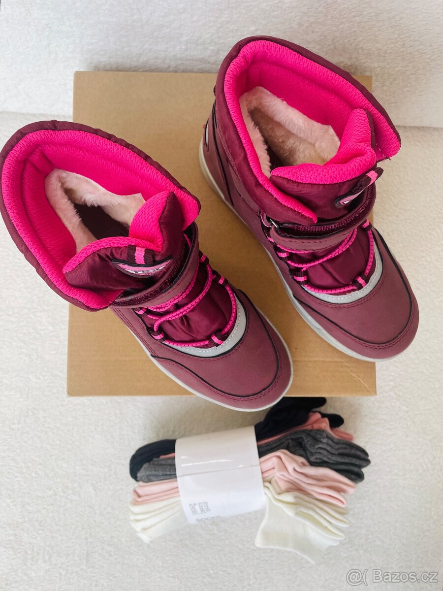 Zimní boty dívčí - Baťa - NOVÉ