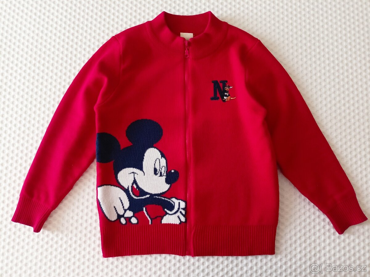 Dětský svetřík mikinka Mickey, 110/116