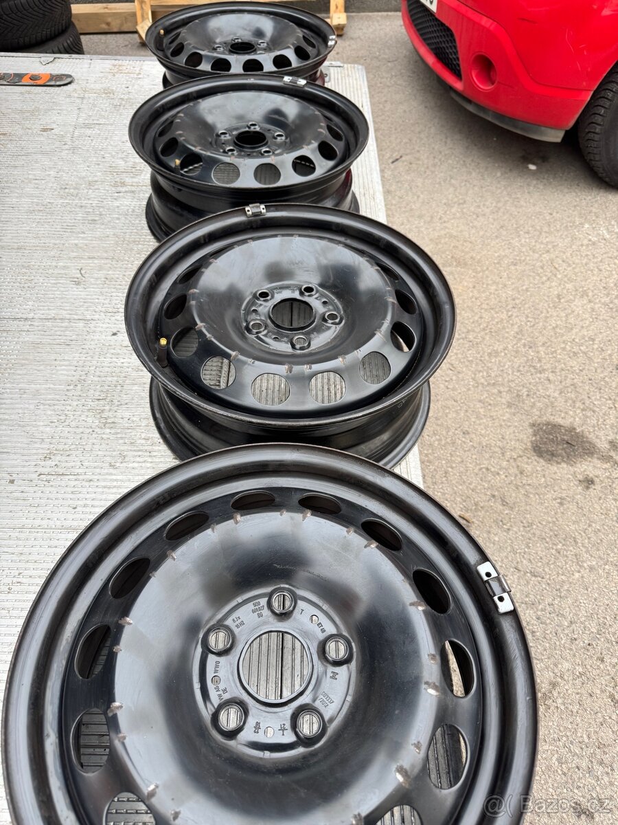 Disky 5x112 R16 ET48 6Jx16H org VW Škoda