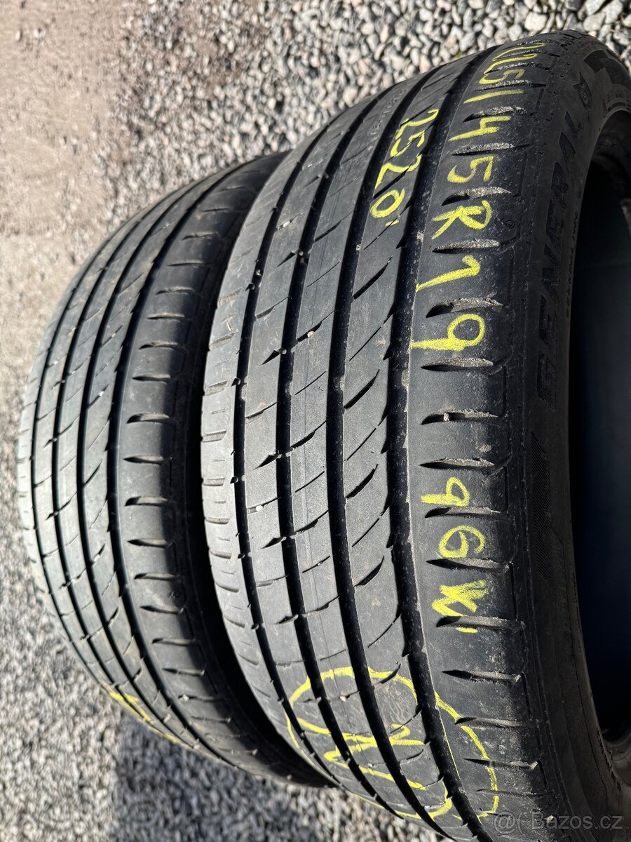Letní pneumatiky General 225/45R19