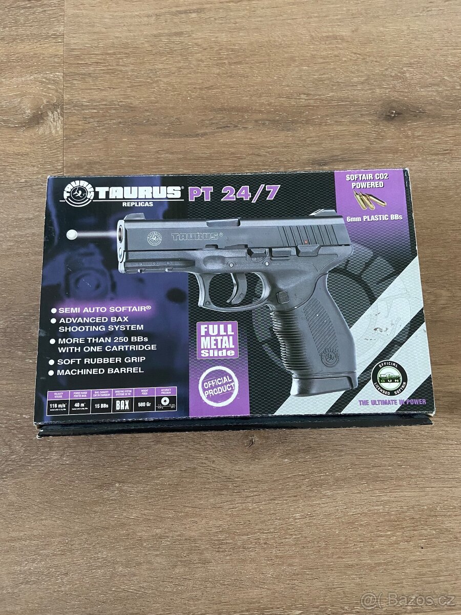 Airsoft plynová pistole Taurus PT 24/7