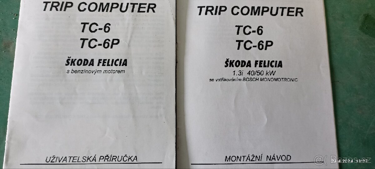 Škoda Felicia-počítač