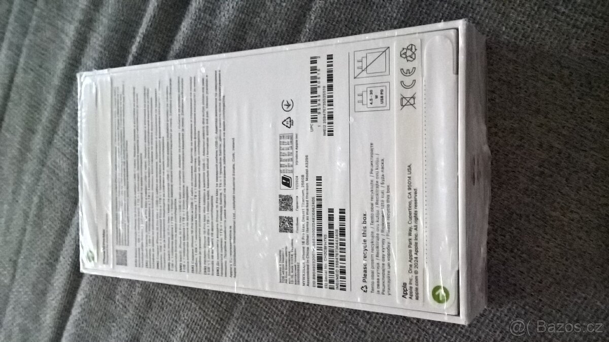 novy iphone 16 pro max pouštní titan 256gb