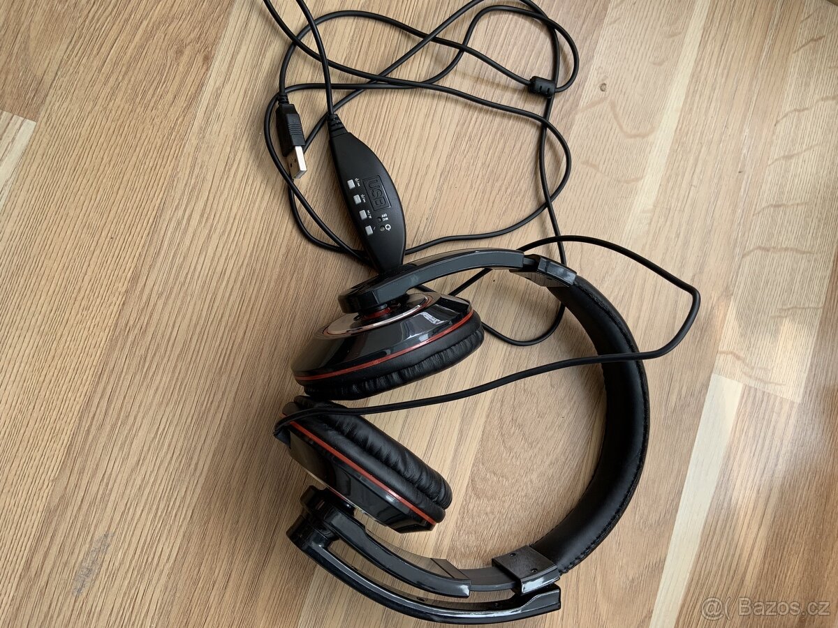 Sluchatka s mikrofonem na usb