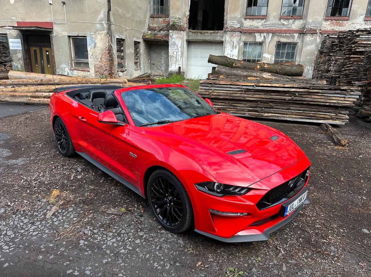 Ford Mustang GT 5.0L, Cabriolet, EU, 2019, První majitel