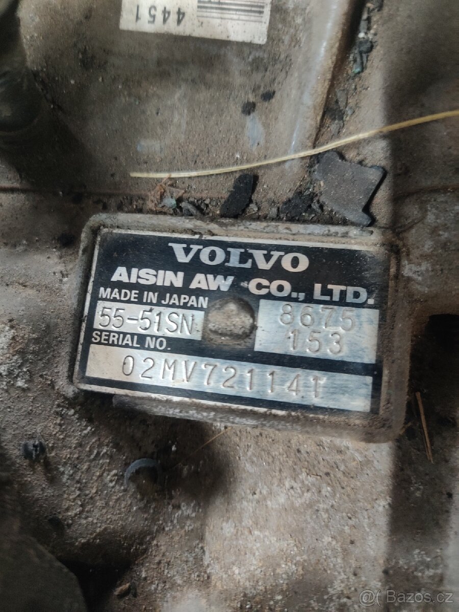 Převodovka Aisin Volvo 4x4