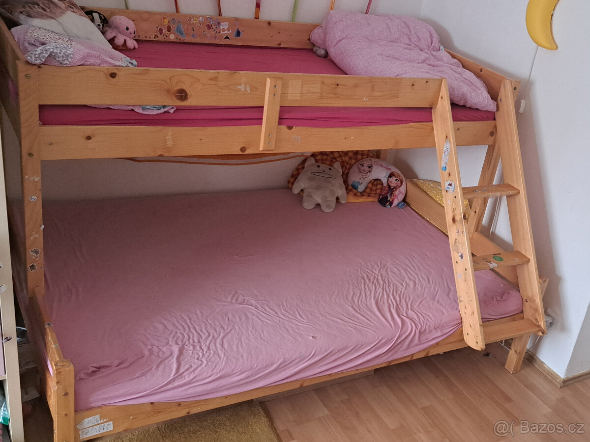 Prodám palandu 140x200, dolní postel 90x200 VESTERVIG