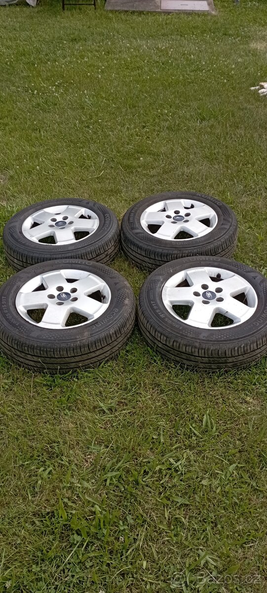 4x letní pneu s alu disky 195/65 R15 91T