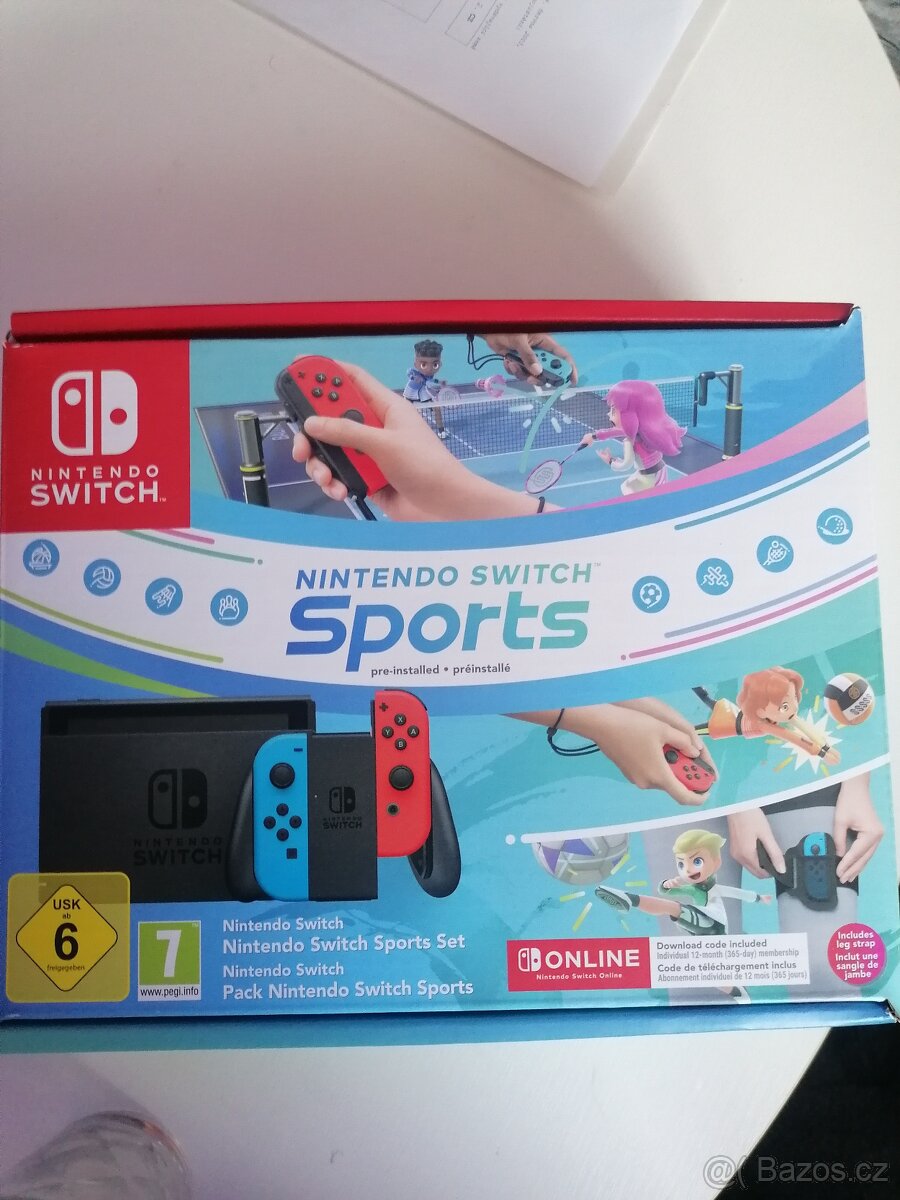 Prodám nintendo switch sports