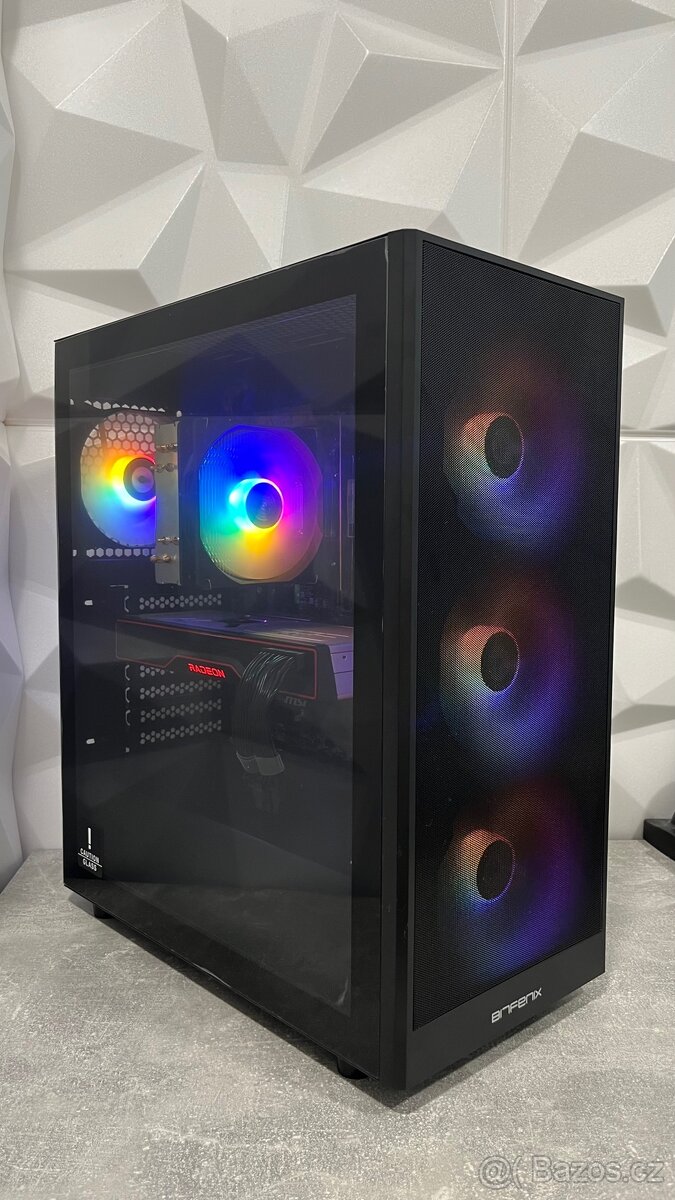 Herní PC RYZEN 5 5600X / RX 6800 / DDR4 32GB / 1TB m.2