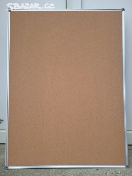 Korková tabule 120cm x 90cm s hliníkovým rámem originál bale