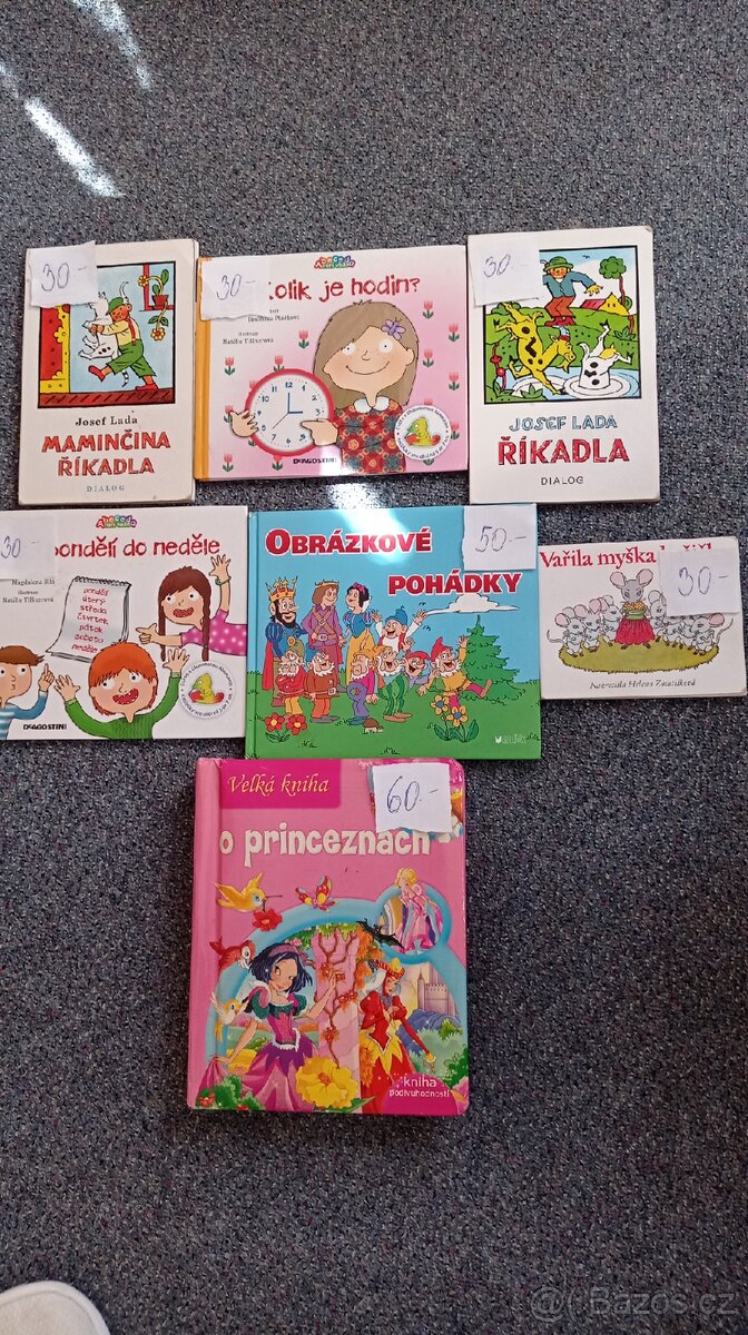 Prodám dětské knížky