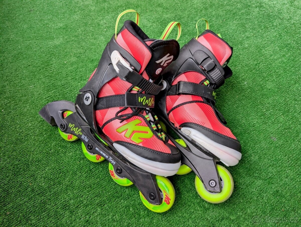 Rostoucí inline K2 Merlee Beam - vel. 35-40