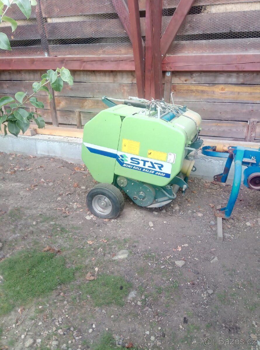 Prodám bubnovou sekačku a balíkovačku za malotraktor