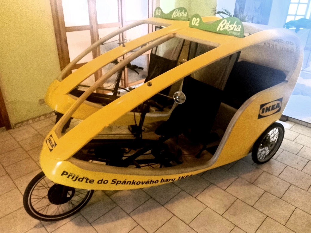 Elektrické kolo taxík elektrokolo