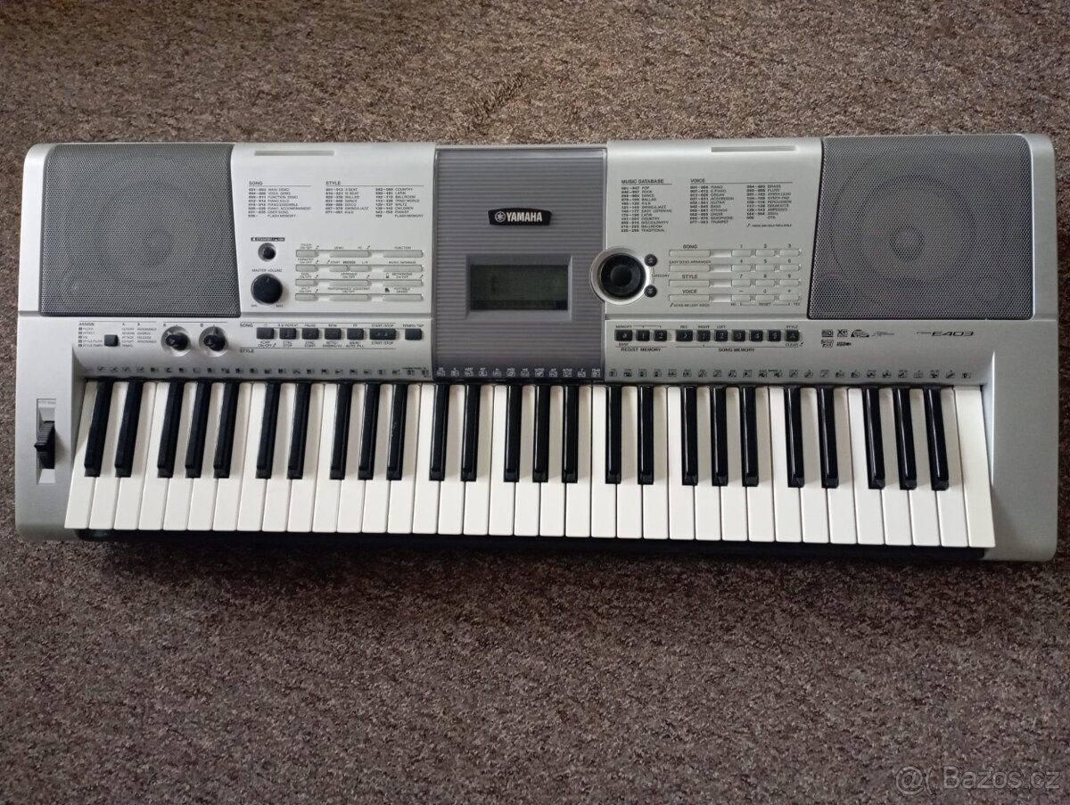 Klavesy Yamaha PSR-E403