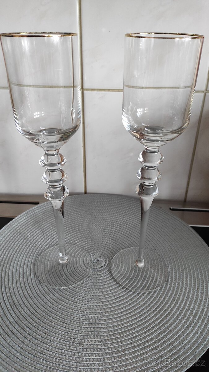 Vysoké skleničky 2 ks