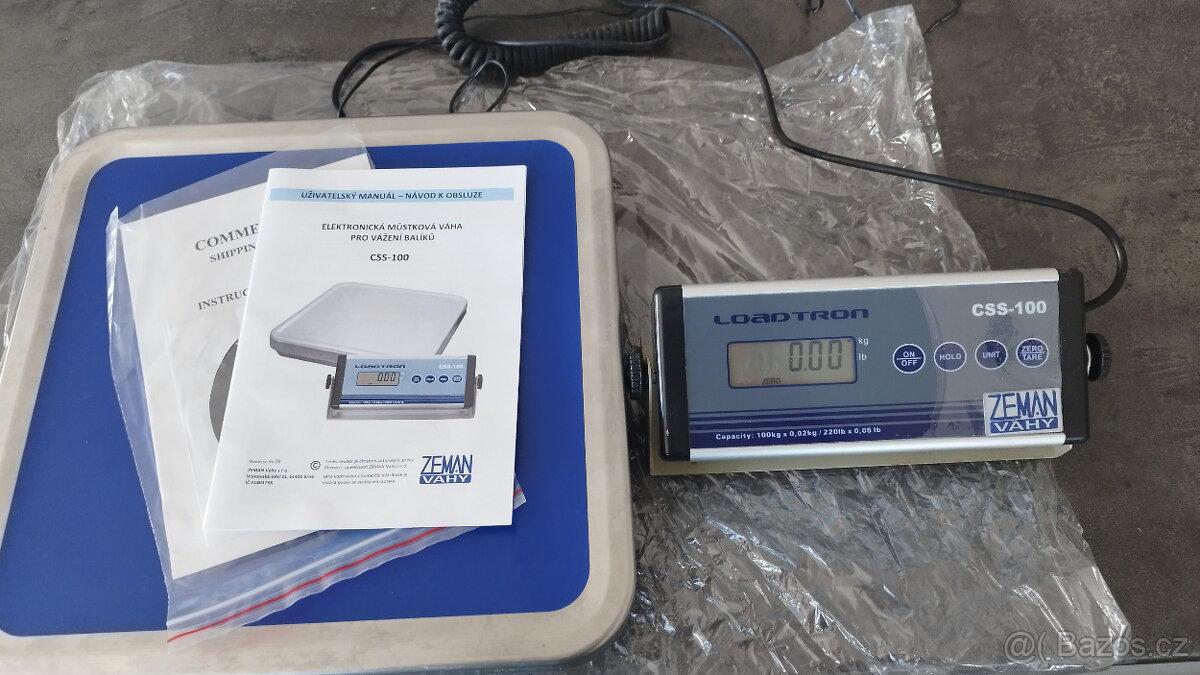 Váha na balíky a sudy CSS-100kg