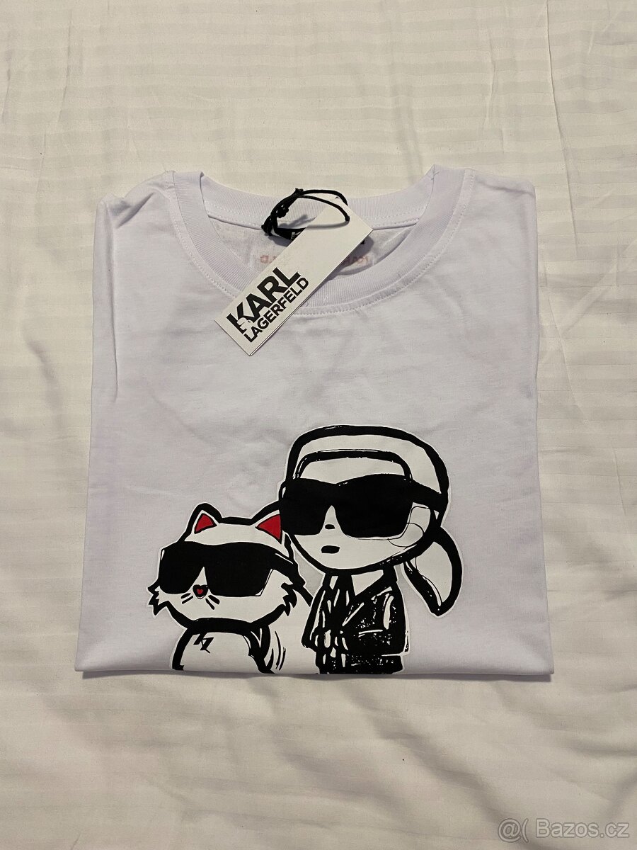 Karl Lagerfeld dámské triko bílé