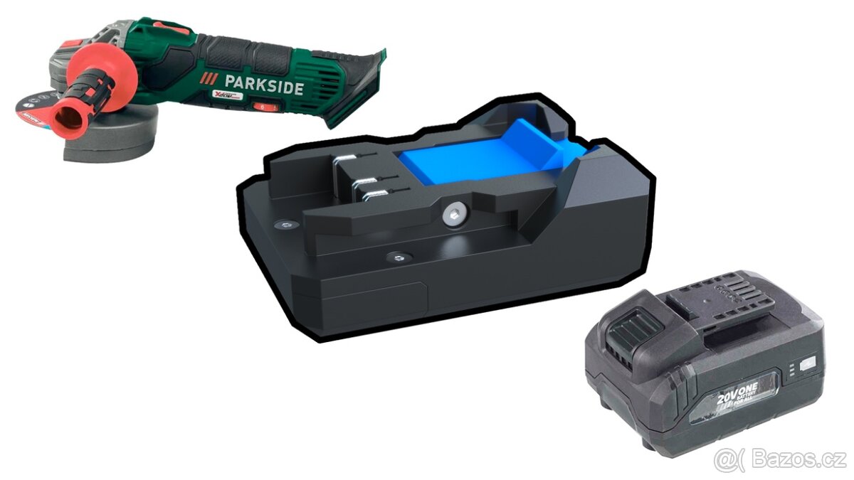 Redukce baterií Kaufland na nářadí Parkside