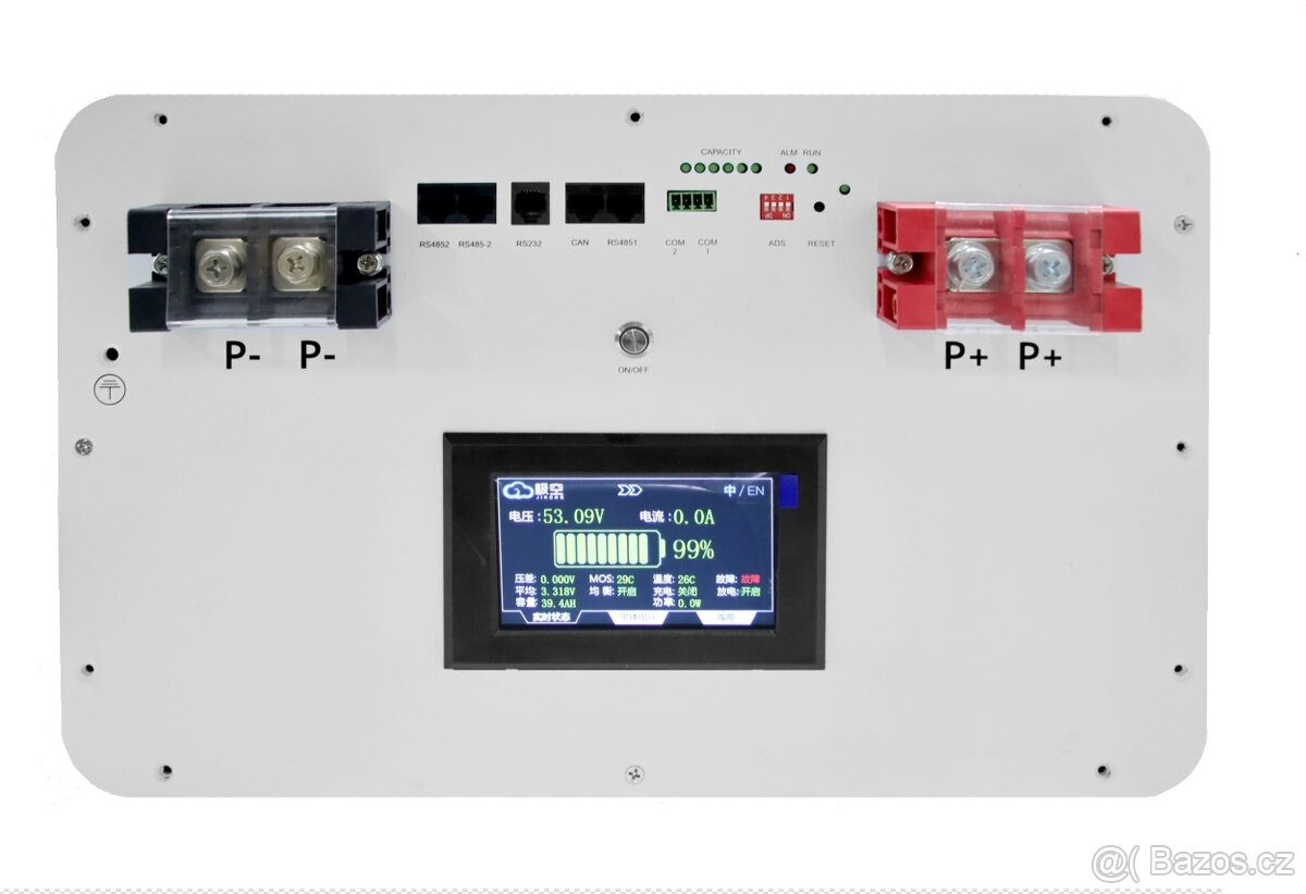 Lifepo4 box pro stavbu baterie s BMS 200A