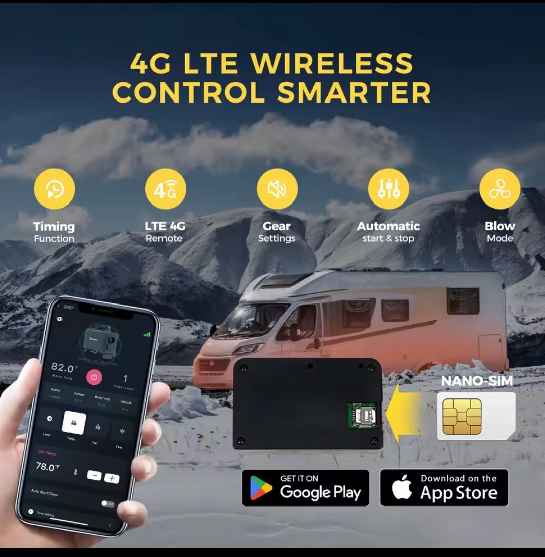 GSM LTE 4G dálkové ovládání naftového topení