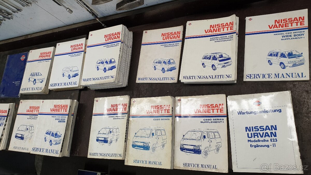 Originální servisní manuály Nissan