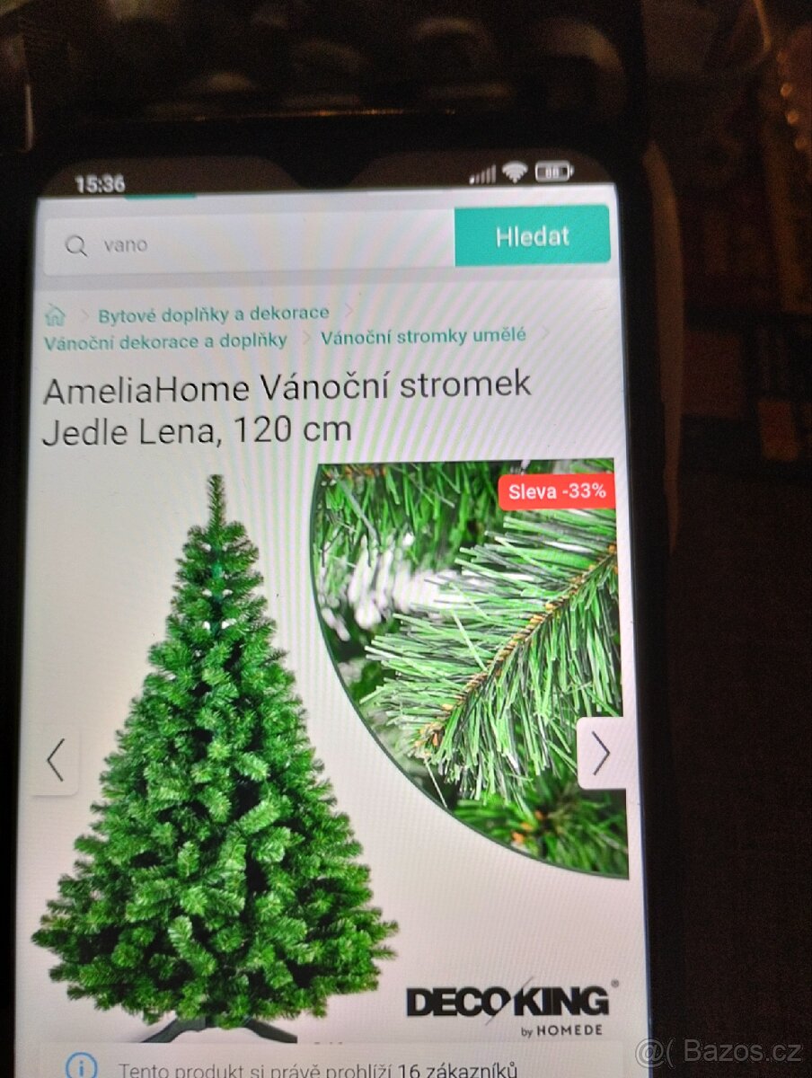 Vánoční stromeček 120cm
