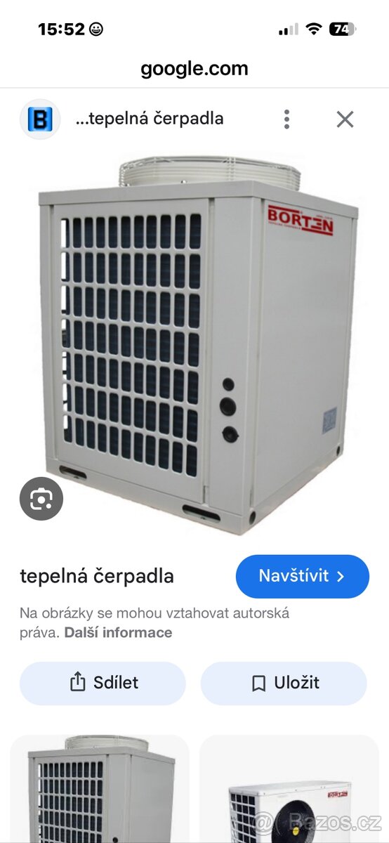 Borten 12 xb tepelné cerpadlo