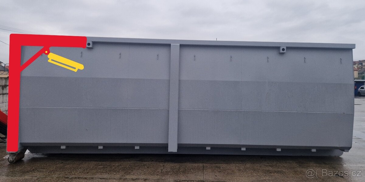 Predám kontajner na hákový nosič 37 m3