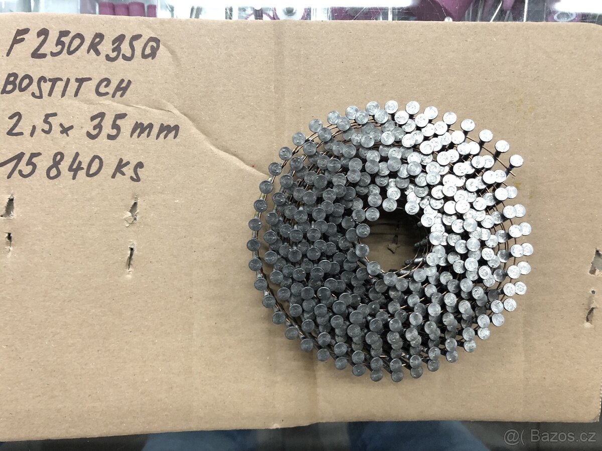 Hřebíky 2,5 x 35 konvexní 15840ks F250R35Q STANLEY Bostitch