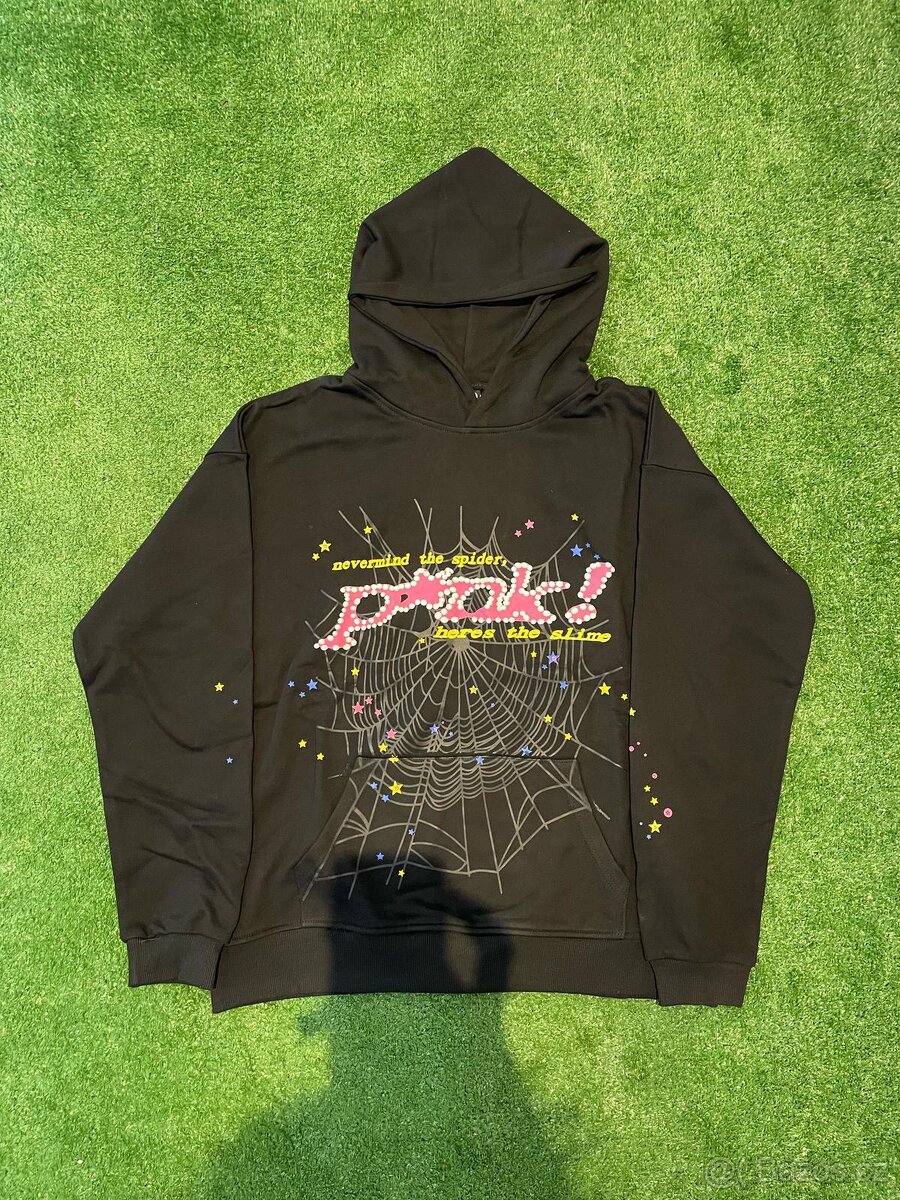 Spider pink mikina