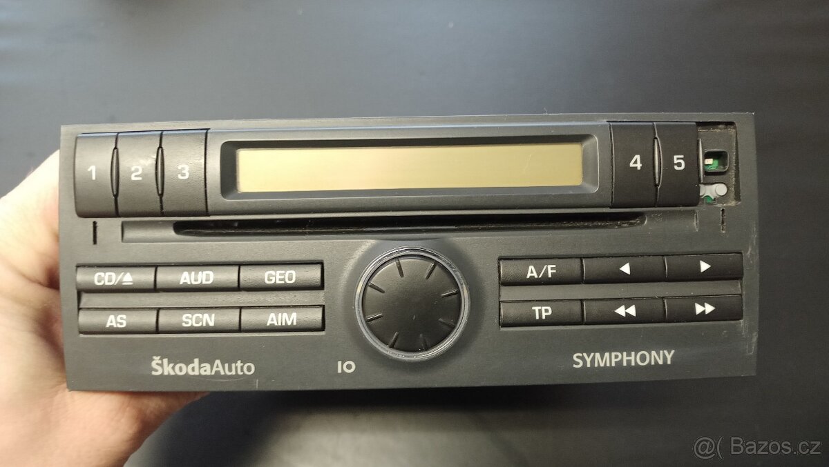 Autorádio škoda Symphony Fabia 1 CD vada