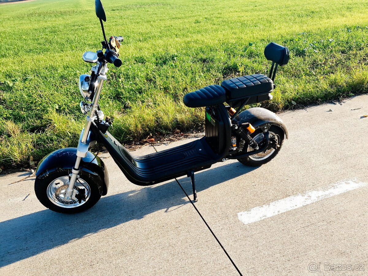 Elektrická kolobežka choper -skůtr 3000watů baterie 30ah