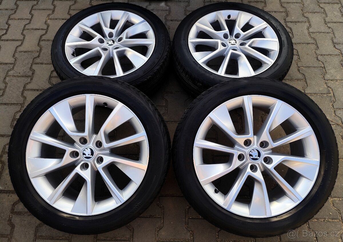 Alu kola originál Škoda Karoq 5x112 R18 Braga