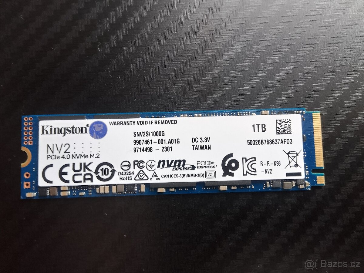 M.2 NVMe SSD Kingston 1TB