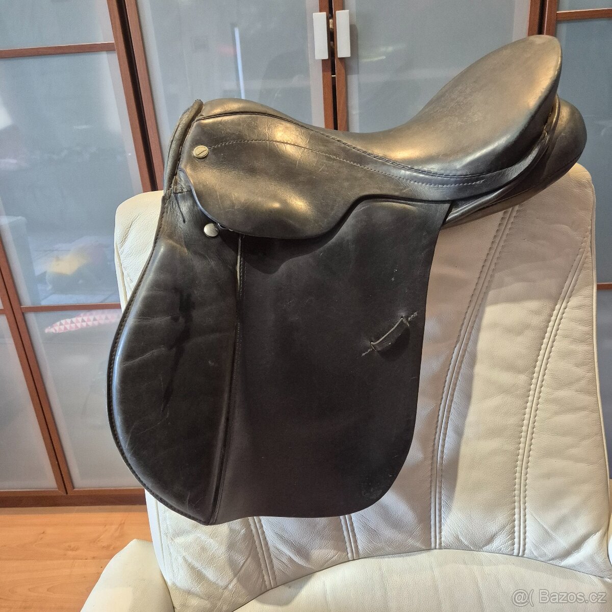 Kožené pony sedlo