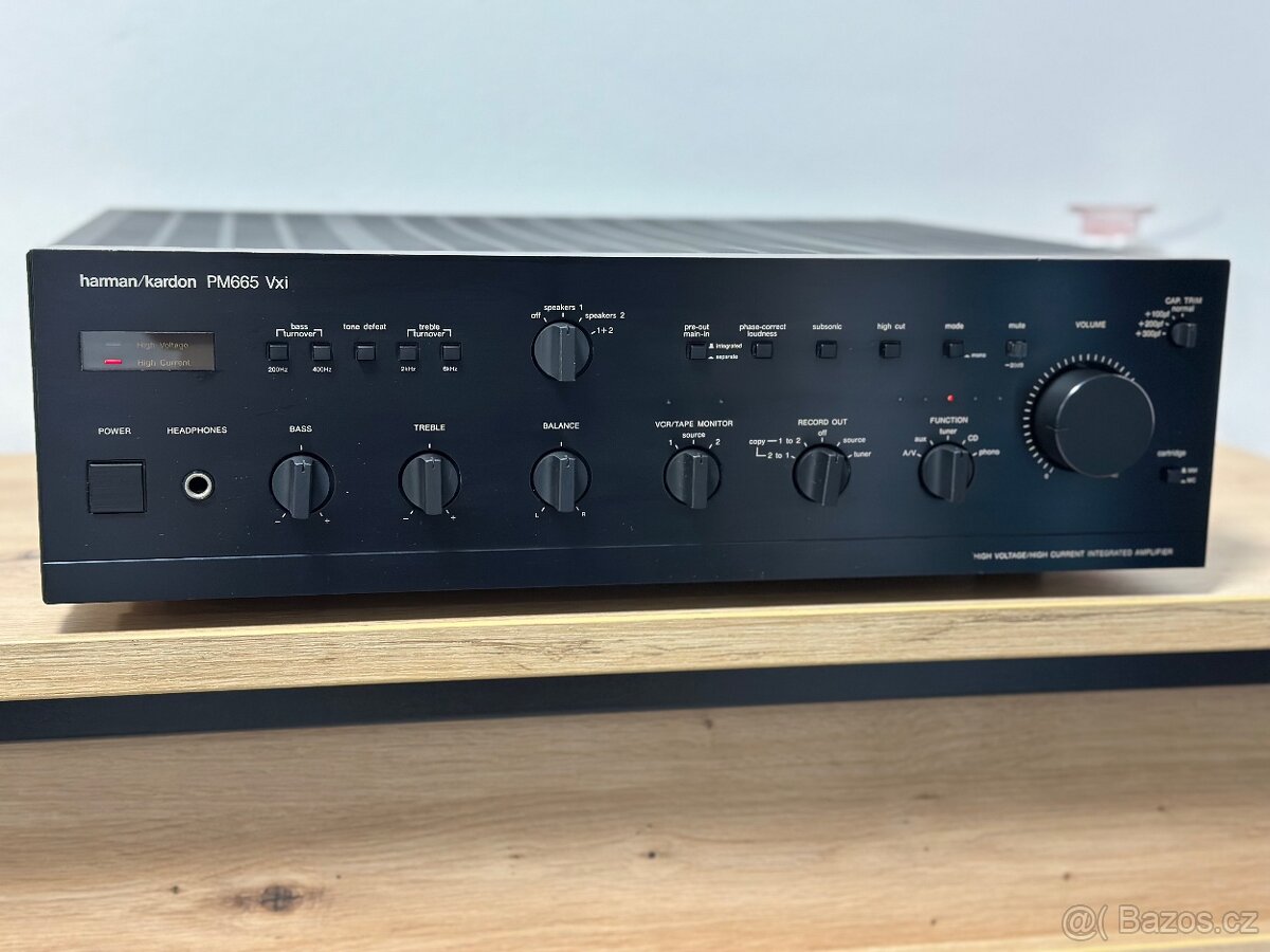 HARMAN KARDON PM665 VXI ŠPIČKOVÝ STEREO ZESILOVAČ