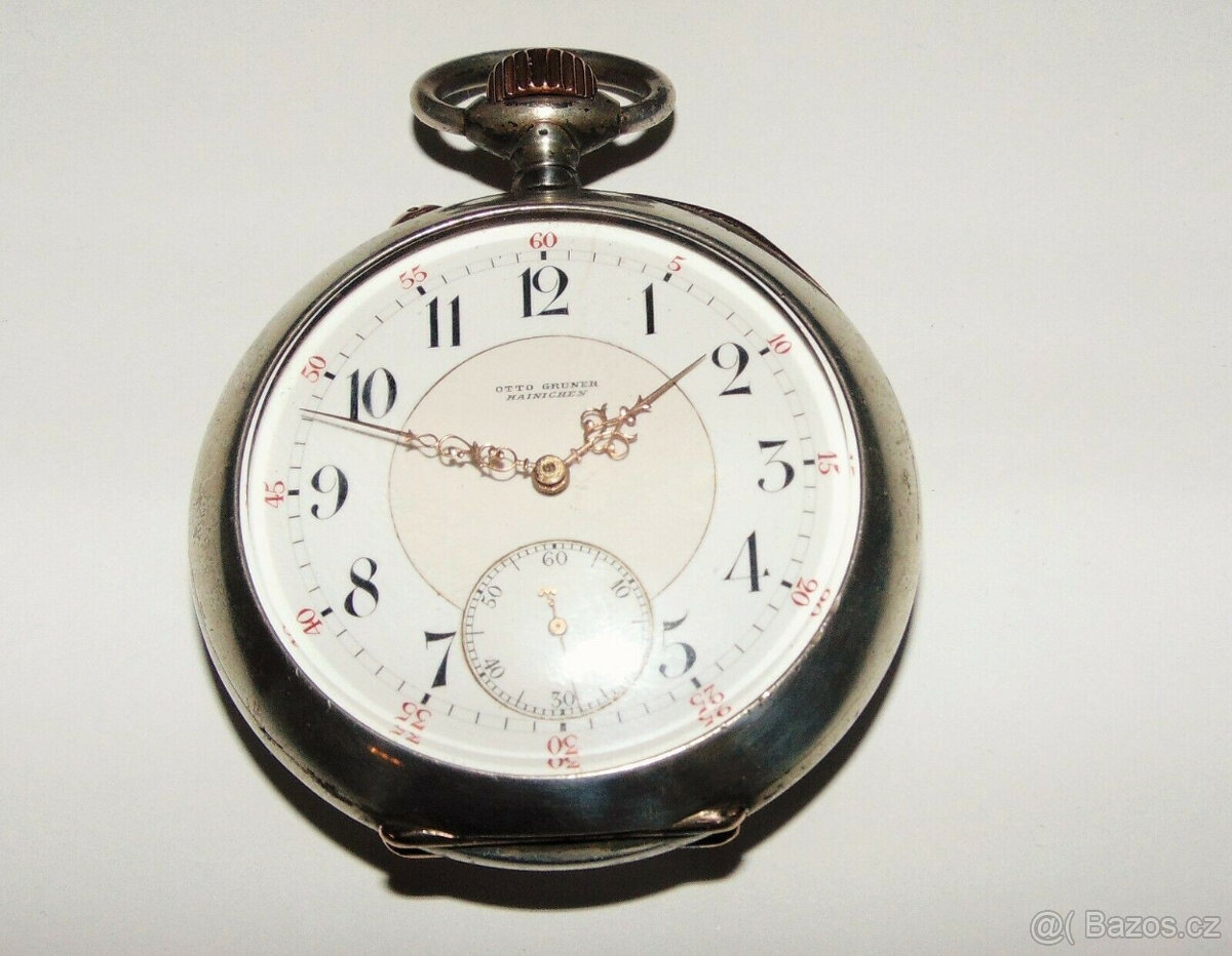 Kapesní hodinky Otto Gruner Hainichen Glashütte
