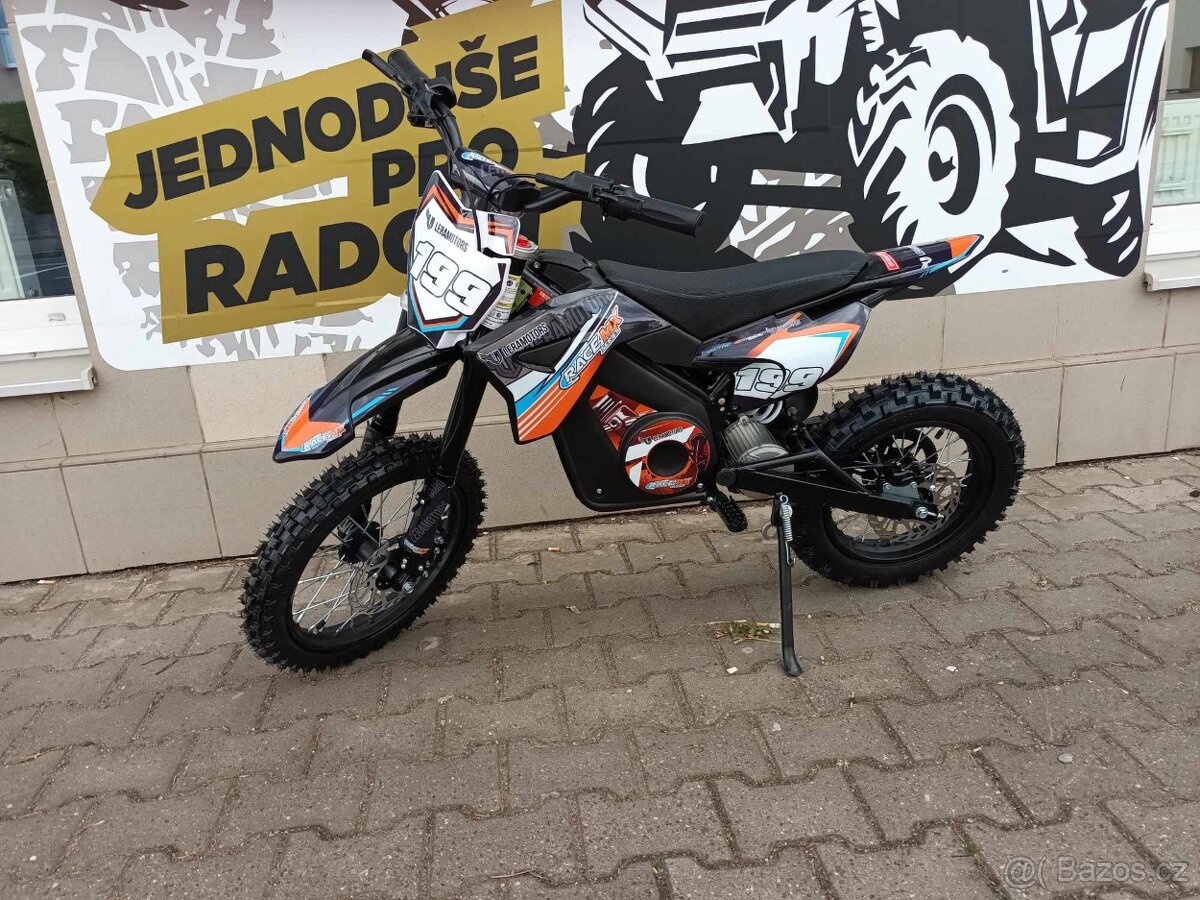 Pitbike Leramotors Rocket 1600W 14x12 oranžová