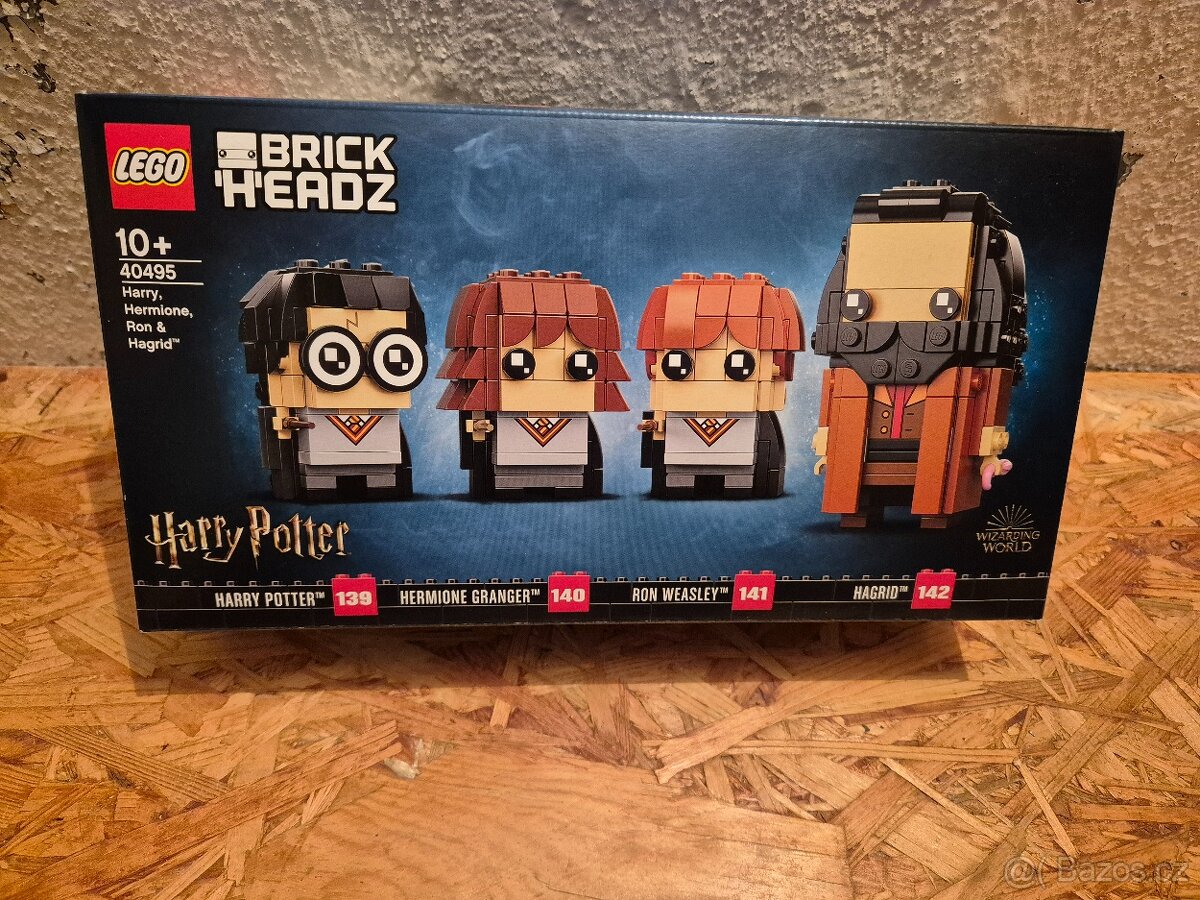 LEGO BrickHeadz 40495 Harry Hermiona Ron a Hagrid