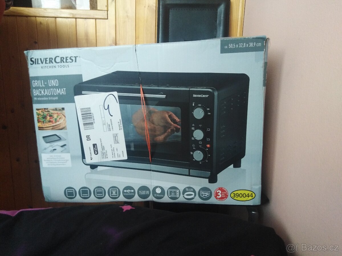 Elektricka PEČÍCÍ +GRIL TROUBA